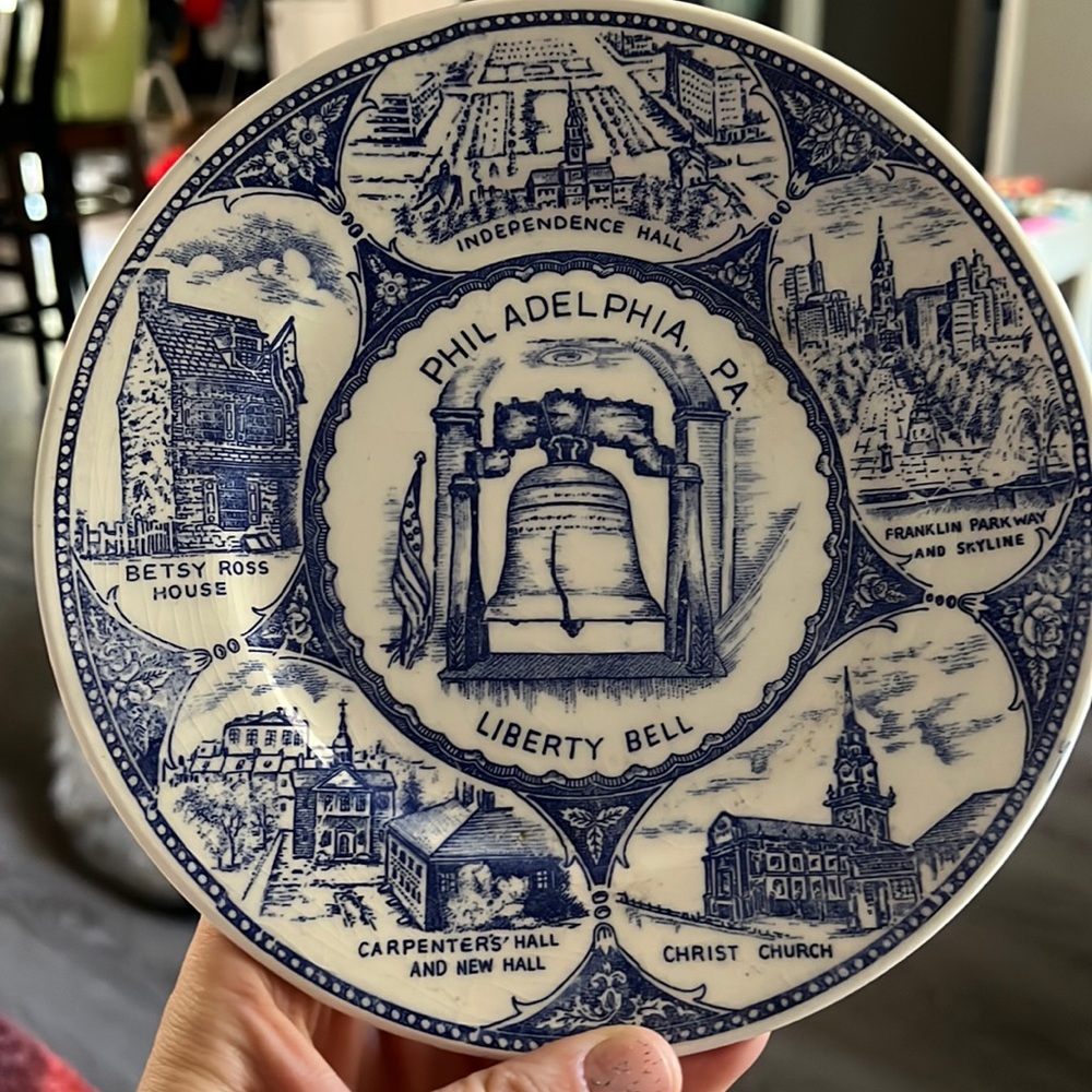 Decorations plate Philadelphia PA, Japanese